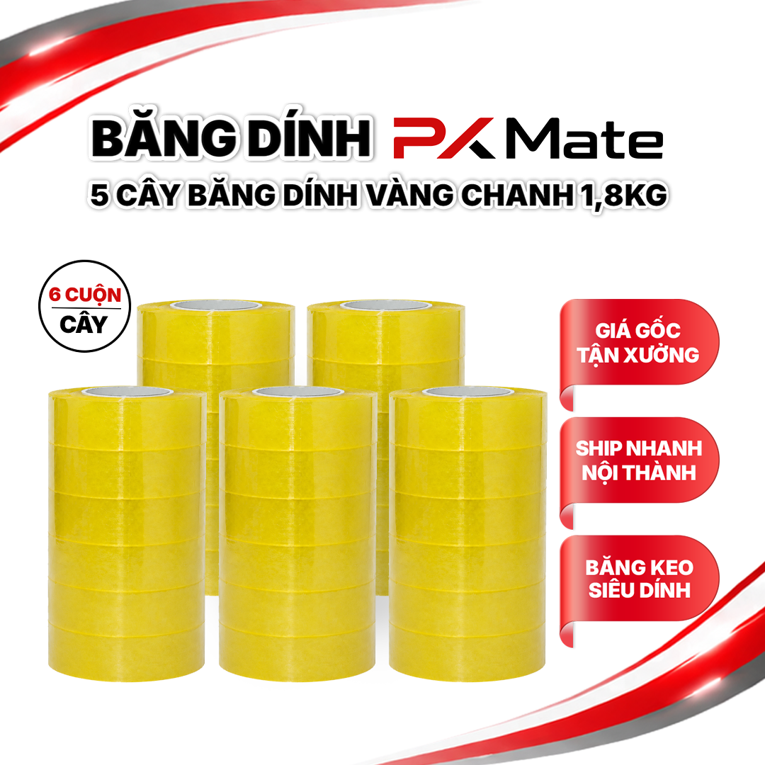 Cây băng dính vàng chanh 1,8kg