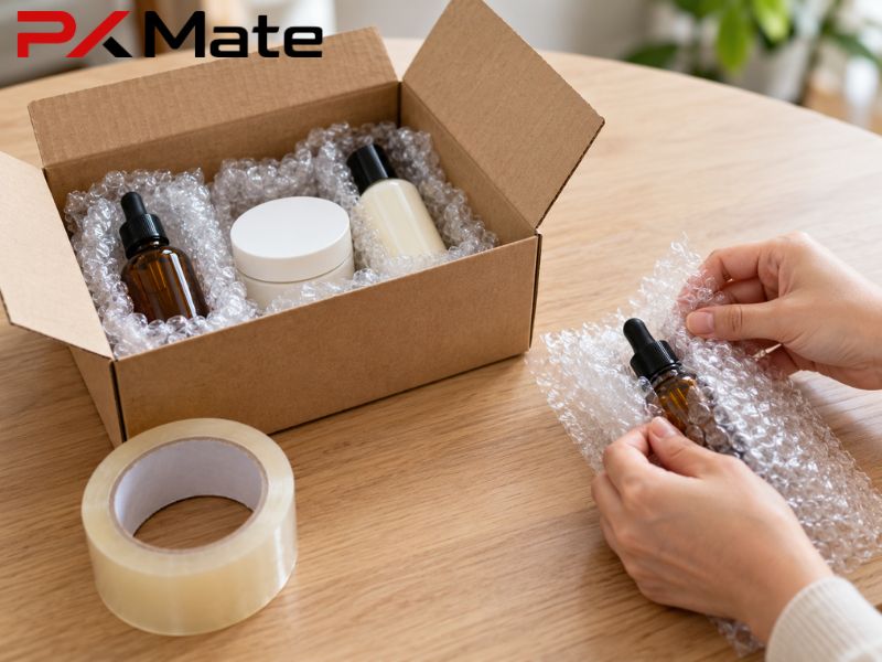cách đóng gói hàng mỹ phẩm