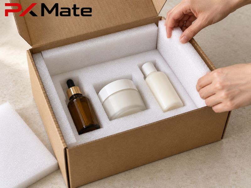 cách đóng gói hàng mỹ phẩm
