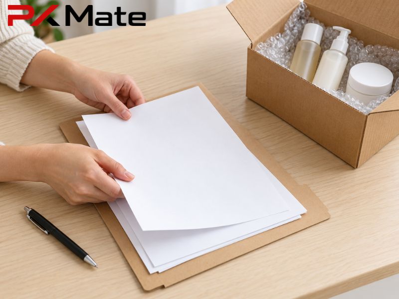 cách đóng gói hàng mỹ phẩm