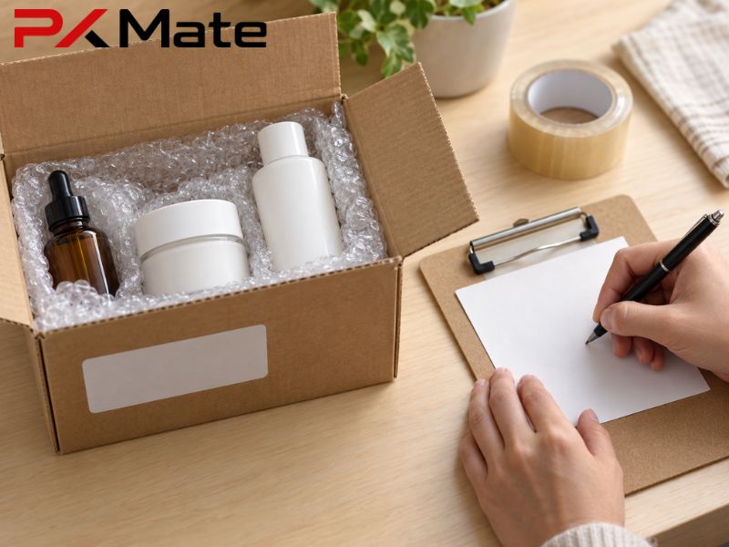 cách đóng gói hàng mỹ phẩm